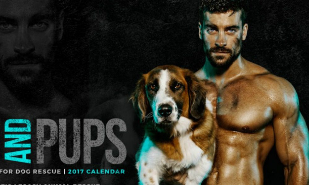 Muscoli e cani abbandonati: il sexy calendario 2017 è a fin di bene [FOTO]