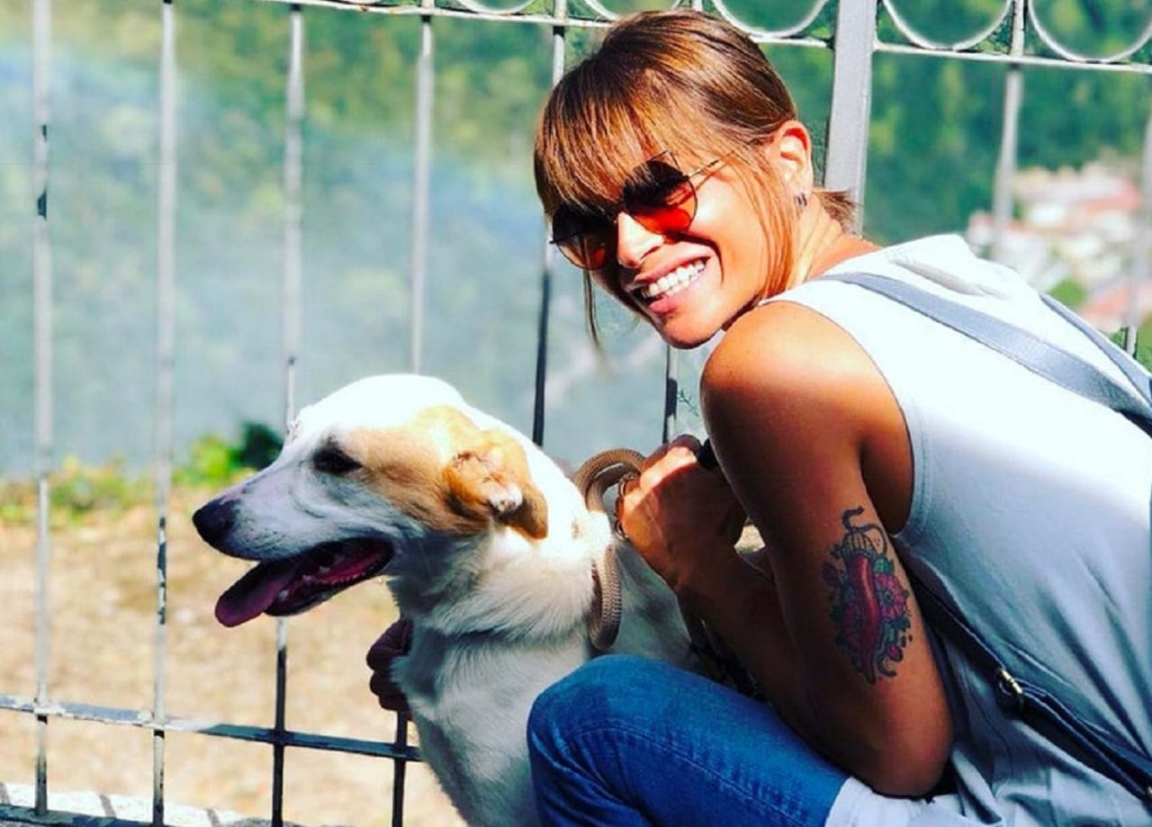 Alessandra Amoroso cane