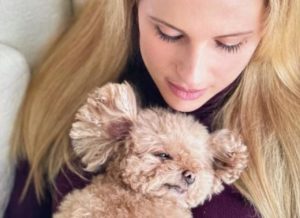 Michelle Hunziker addio cane Lilly