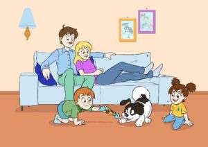illustrazioni Il Mio Primo Cucciolo