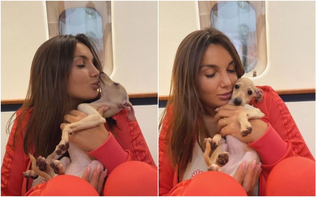 Elettra Lamborghini cane A Mezzanotte