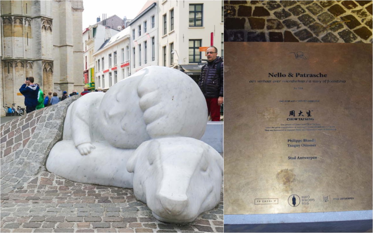 statua Nello e Patrasche Belgio