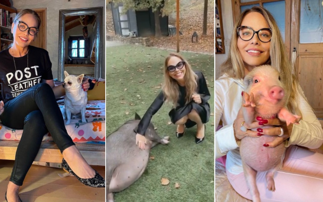 Ornella Muti animali domestici