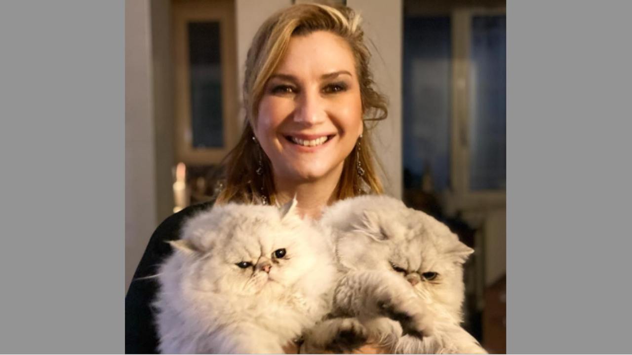 Serena Bortone e i suoi gatti
