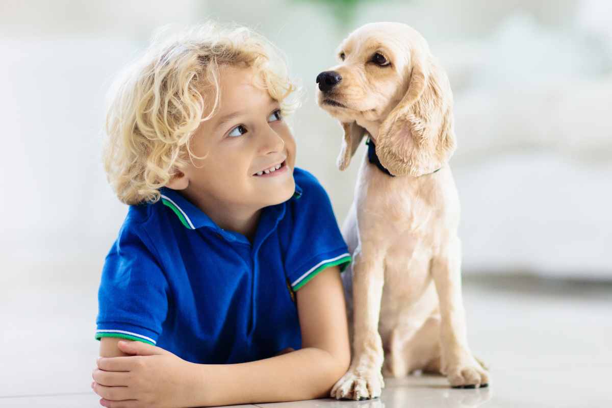 rapporto cani bambini vantaggi benefici