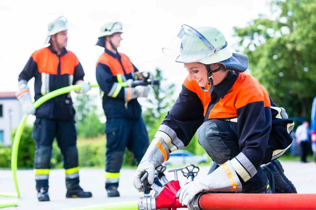 l'aiuto del cane randagio ai vigili del fuoco