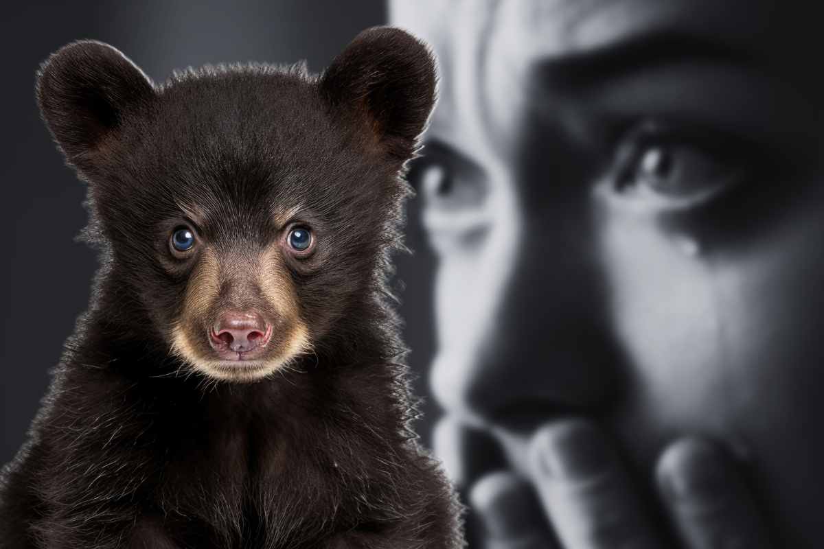 Cucciolo di orso ha commosso il web