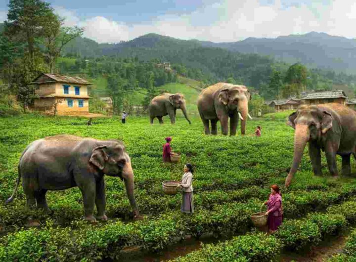 Il villaggio nepalese che ha trovato la pace con gli elefanti