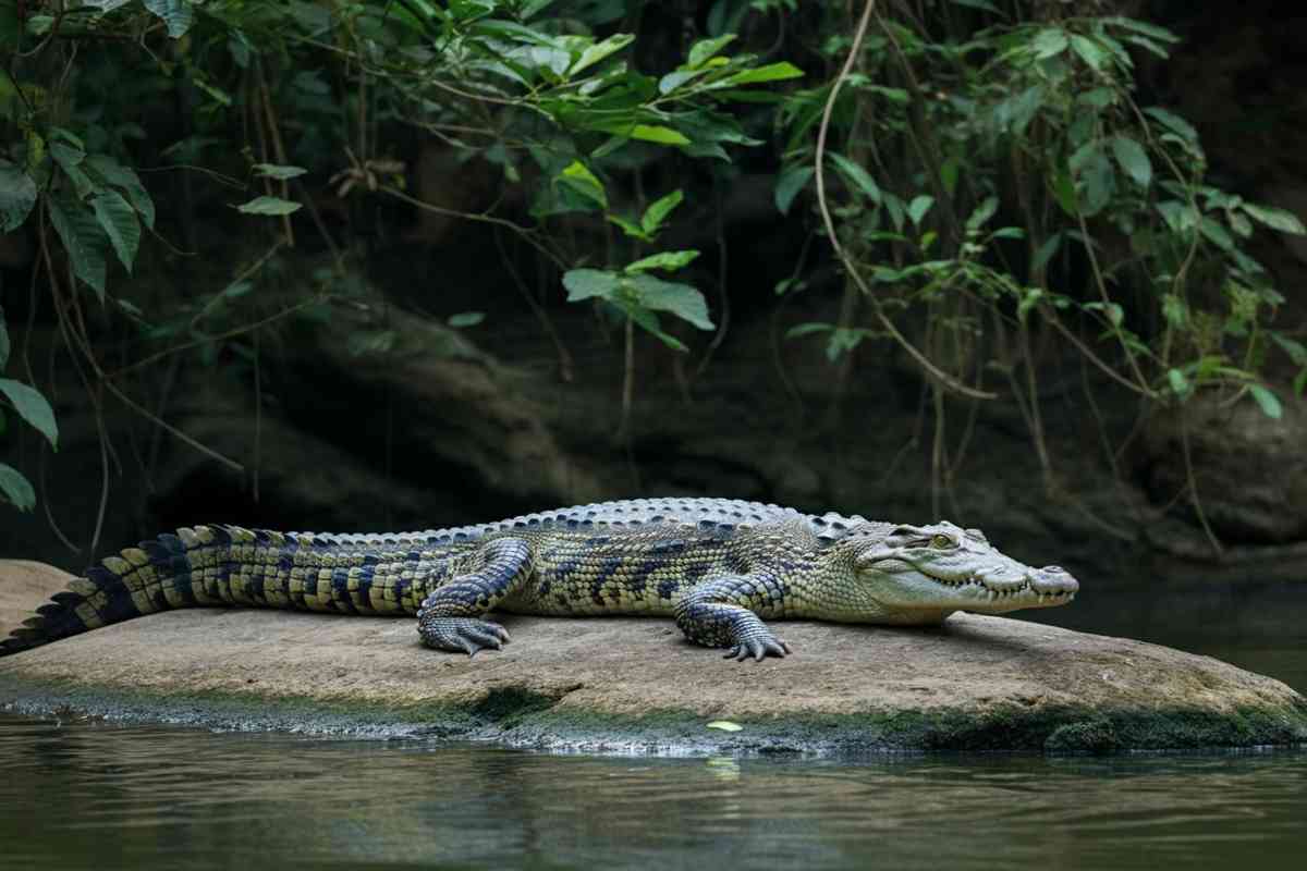 Il coccodrillo siamese che sorprende il mondo: ecco il video virale del suo sole in Thailandia