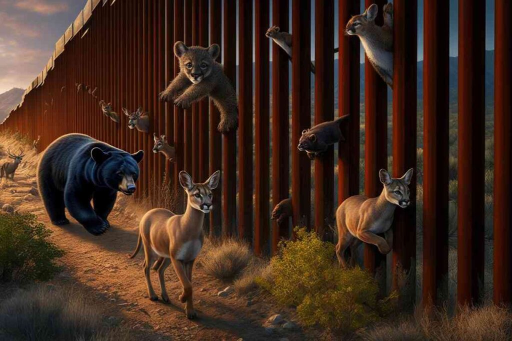 Il confine tra USA e Messico: un muro che blocca la fauna selvatica