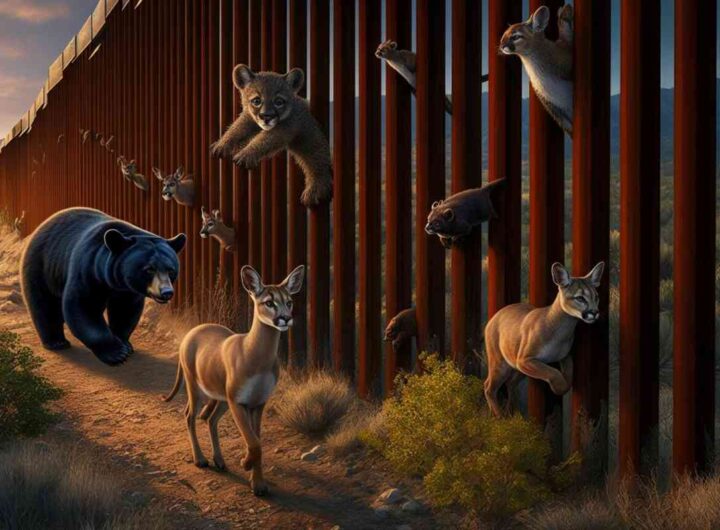 Il confine tra USA e Messico: un muro che blocca la fauna selvatica