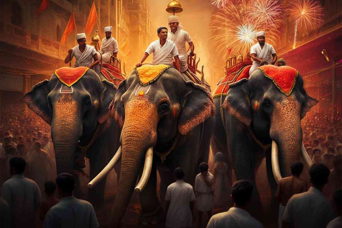 Panico in India: elefanti in cattività scatenano il caos durante una festa religiosa, 3 morti e 30 feriti