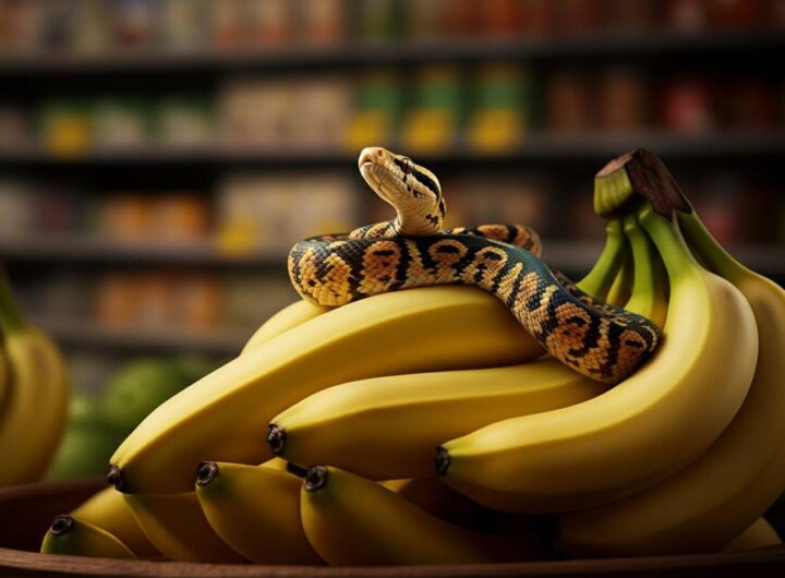 Serpente velenoso trovato in un carico di banane dall'Ecuador: la scoperta che sorprende tutti