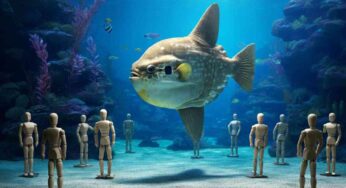 Un acquario giapponese trova un modo ingegnoso per aiutare un pesce solitario durante i lavori di ristrutturazione