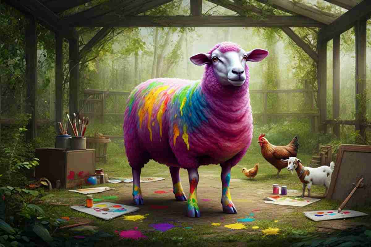 Caccia alla pecora artista: offerta una ricompensa di 62mila euro per ritrovarla