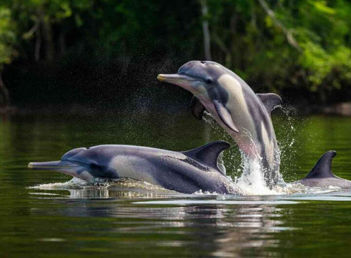 Il misterioso comportamento dei delfini del Rio delle Amazzoni: perché spruzzano pipì in aria?