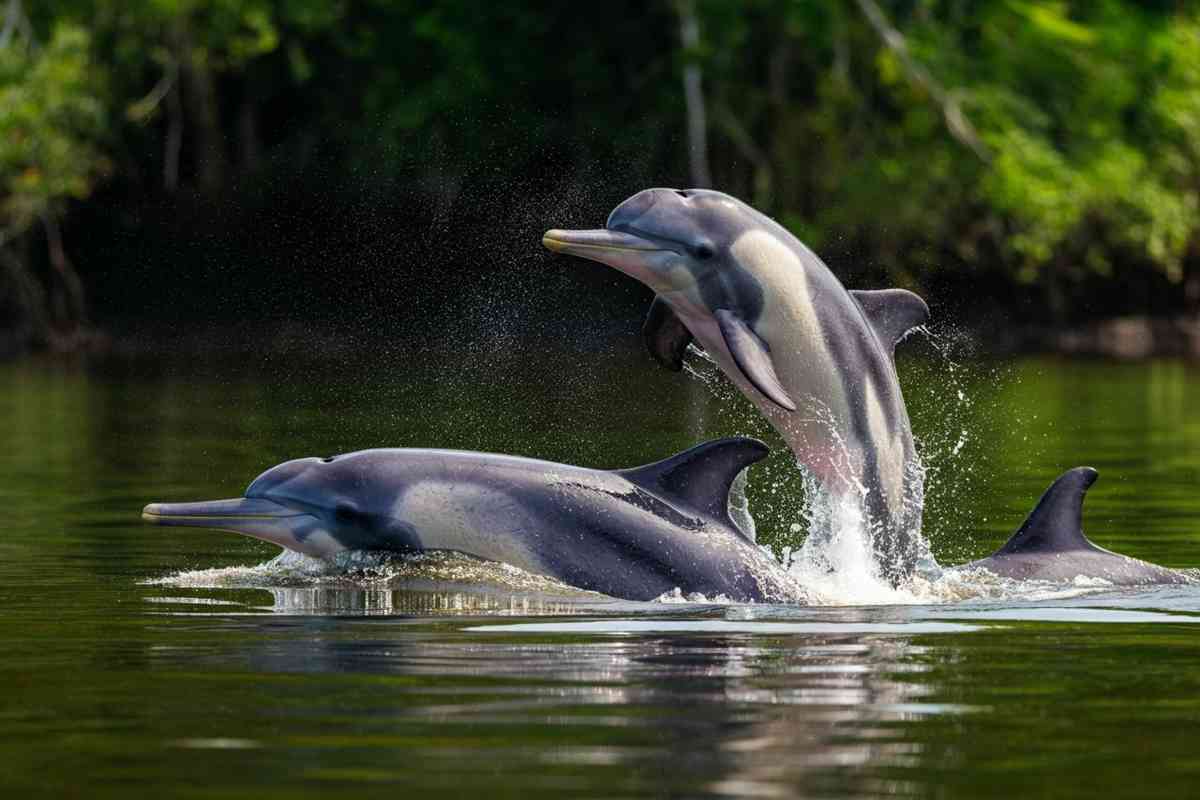 Il misterioso comportamento dei delfini del Rio delle Amazzoni: perché spruzzano pipì in aria?