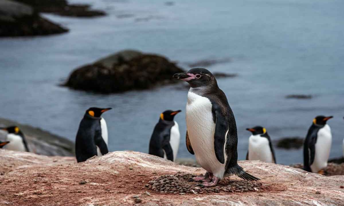 Scoperta straordinaria: avvistato un pinguino melanico con piumaggio completamente nero