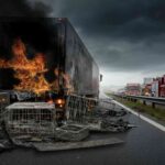 Tragedia sulla Pedemontana Veneta: 92mila pulcini perdono la vita in un camion in fiamme