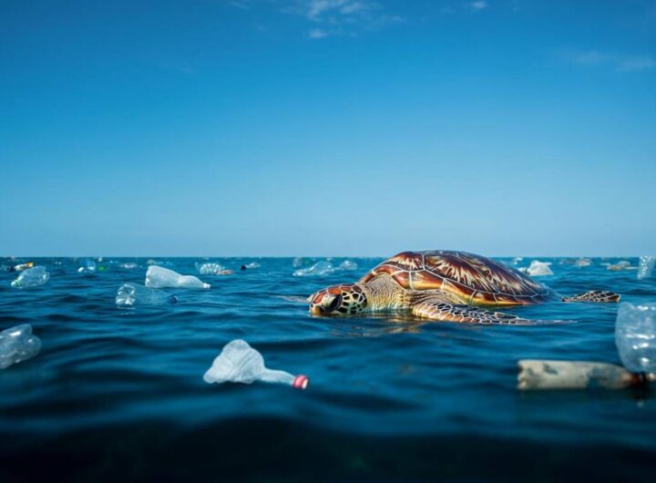 Una tartaruga marina morta tra la plastica: un video che colpisce al cuore