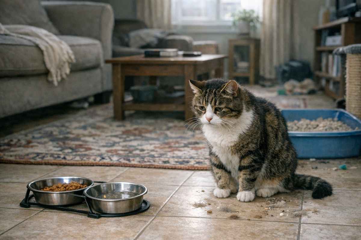 Vacanze dei proprietari, stress del micio: i segnali da non sottovalutare