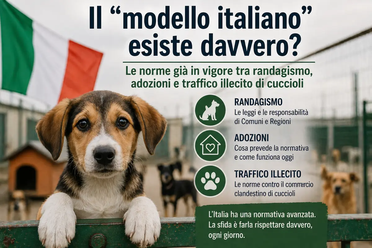 Modello italiano di azione canina