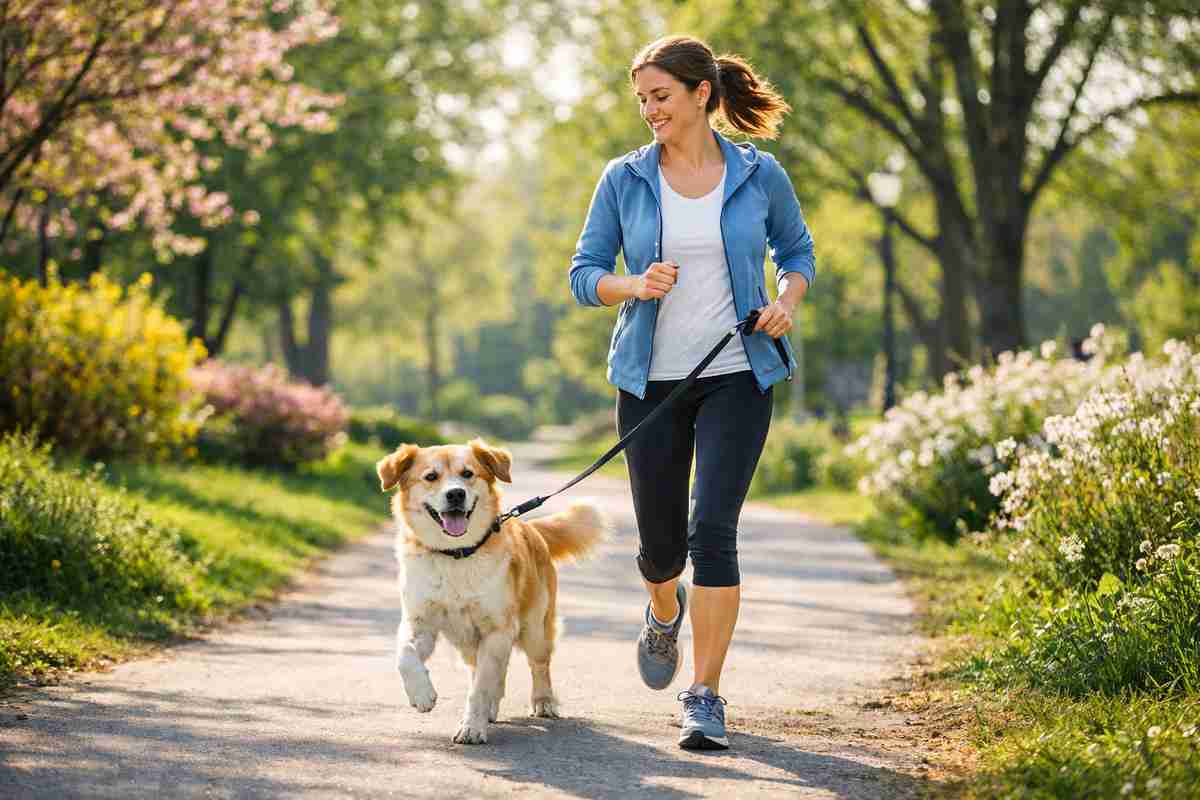 Cani e fitness all’aria aperta, come cambia la routine degli italiani quando il personal trainer ha quattro zampe