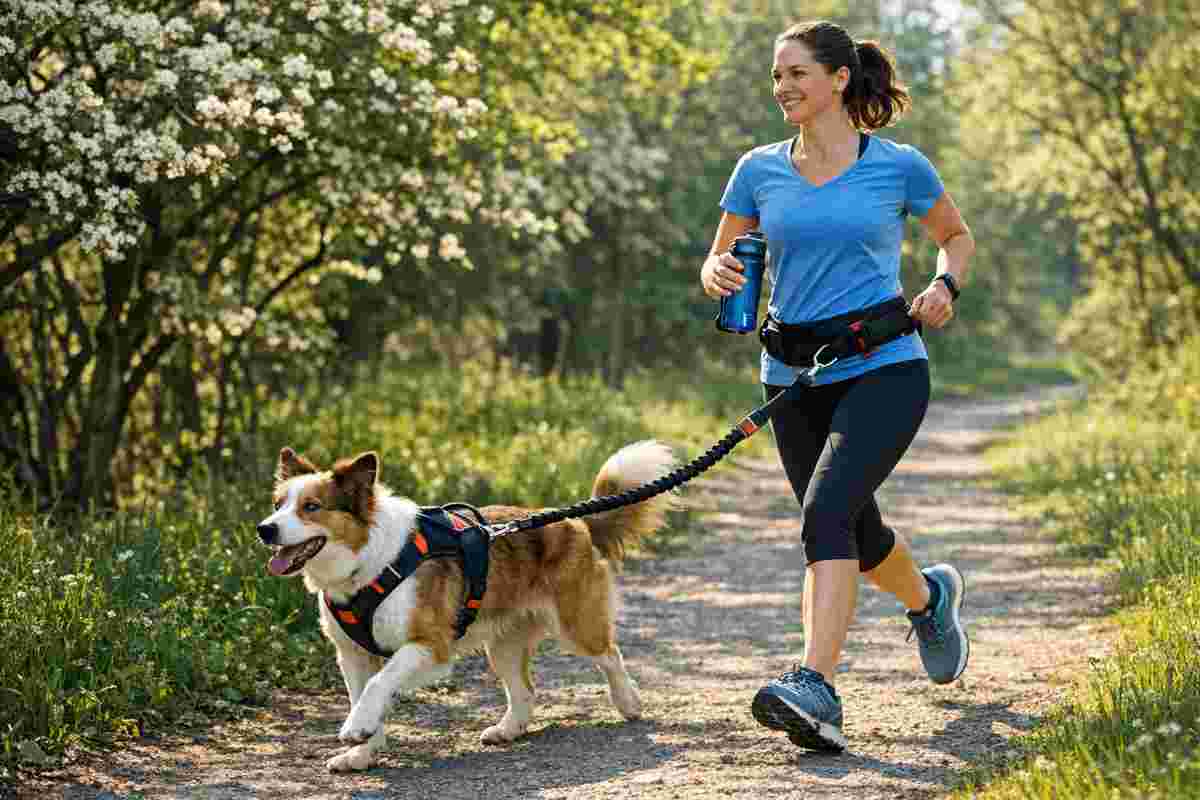 Pettorine ergonomiche, guinzagli ammortizzati e accessori smart, il business del fitness a sei zampe cresce con la primavera