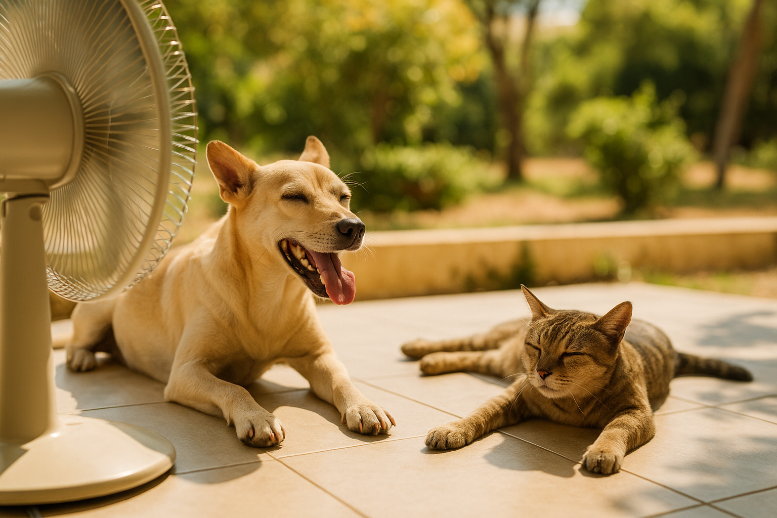 caldo animali domestici estate — Quanto caldo è troppo? Proteggere i nostri animali domestici durante l'estate (2)