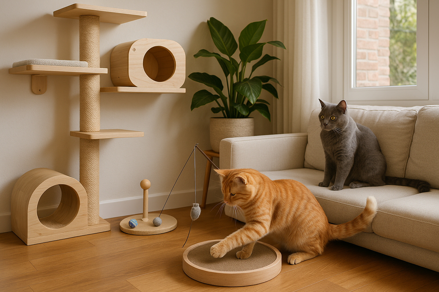 Gatti indoor: arricchimento ambientale per una vita stimolante e felice (2)
