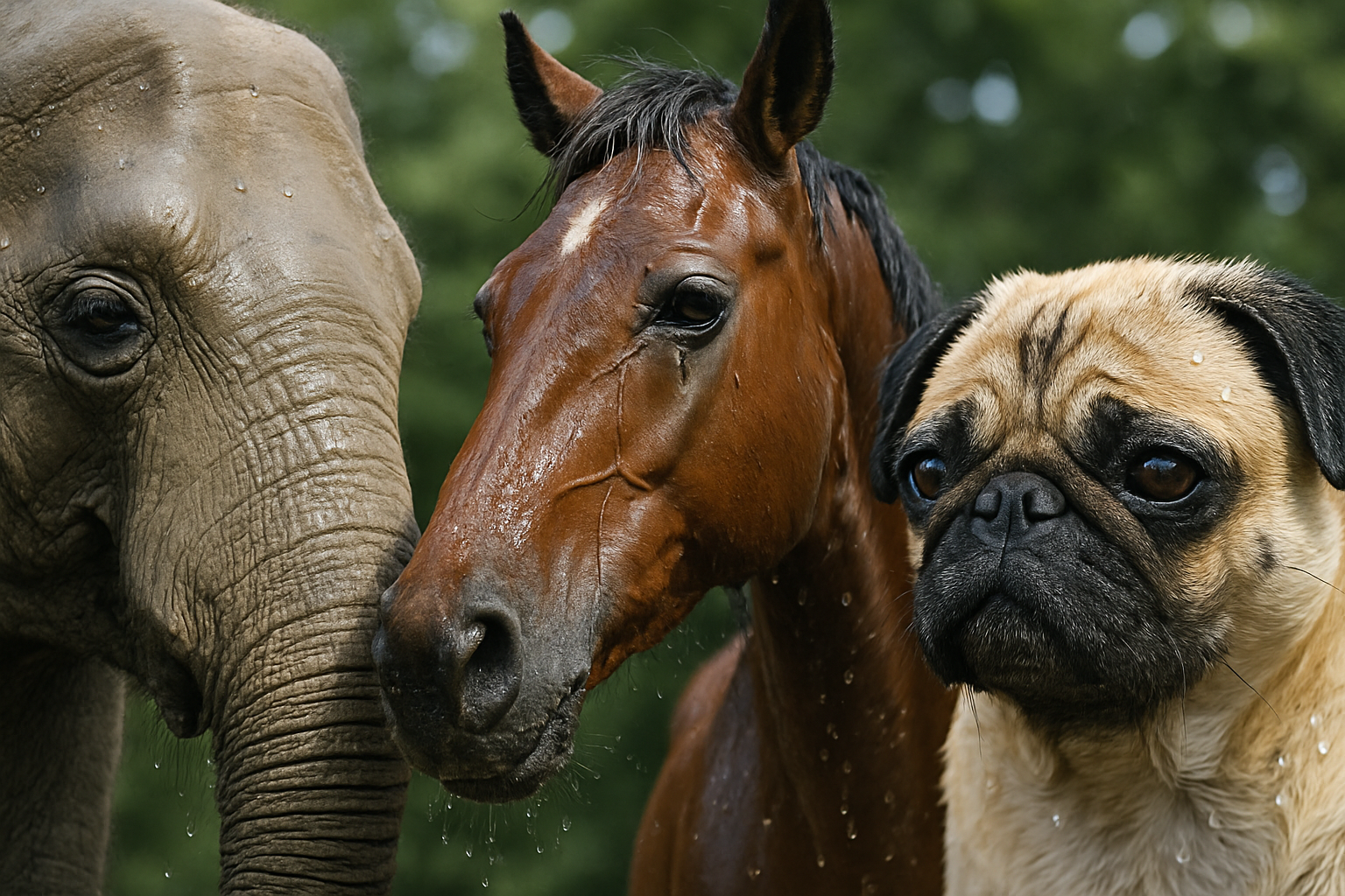 Quali animali sudano davvero? La verità sul raffreddamento