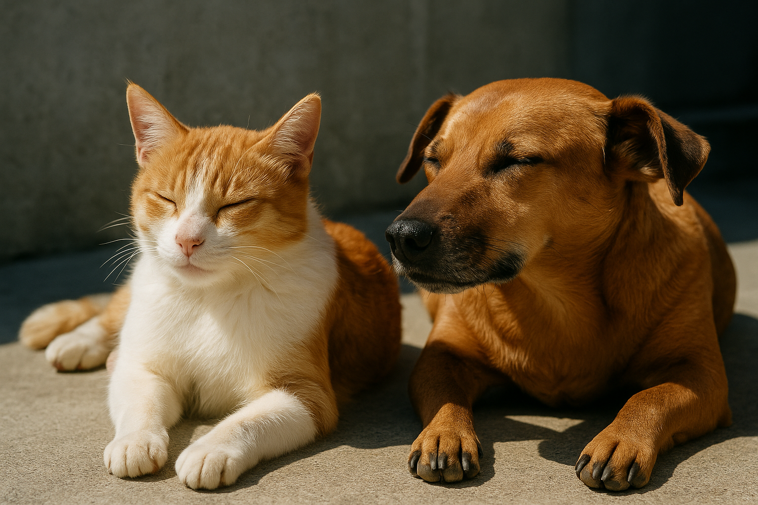 Cani e gatti si abbronzano? Mito e realtà dell'esposizione solare negli animali