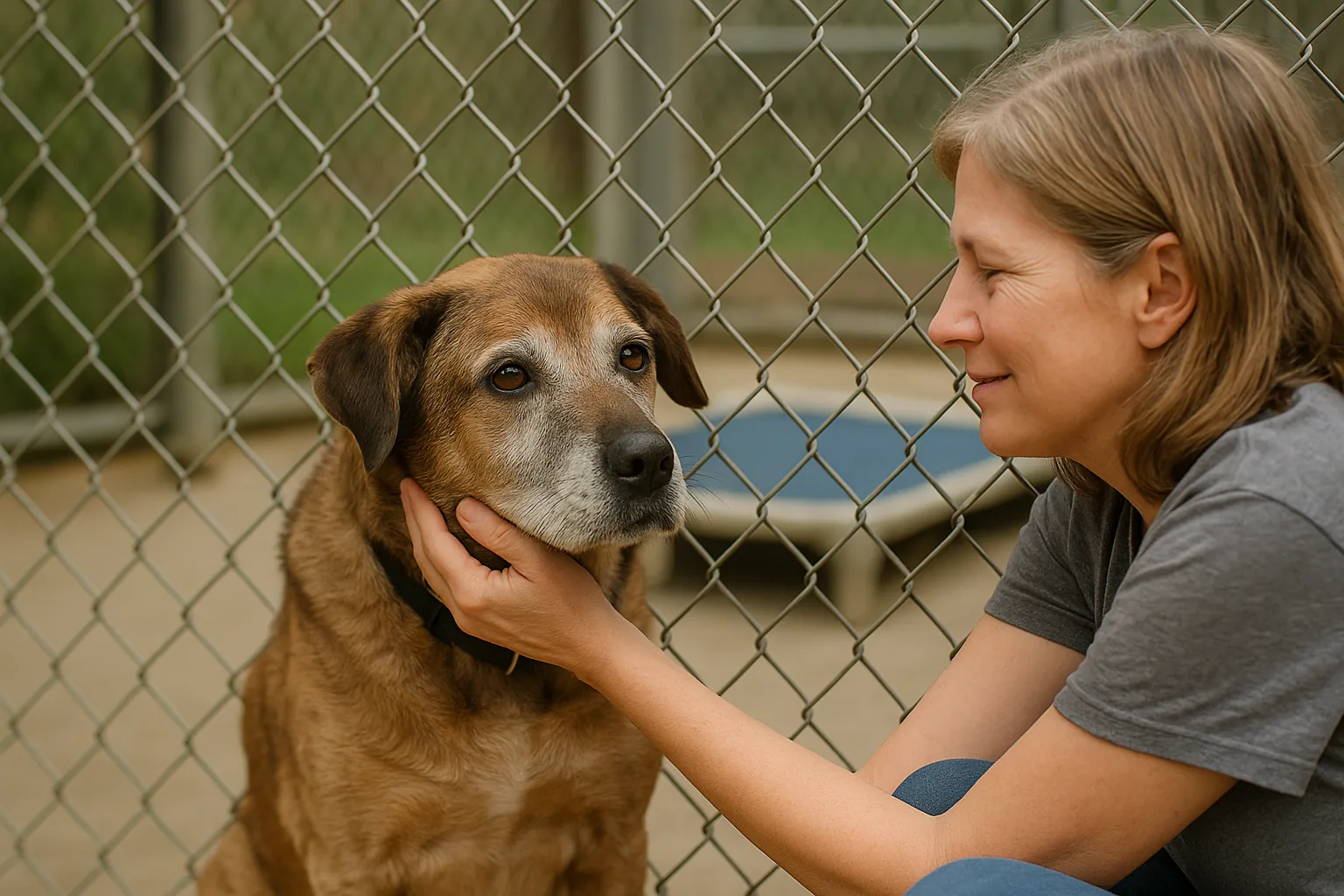 Dopo 7 anni e 7 mesi in canile: la storia del cane più anziano che finalmente trova famiglia