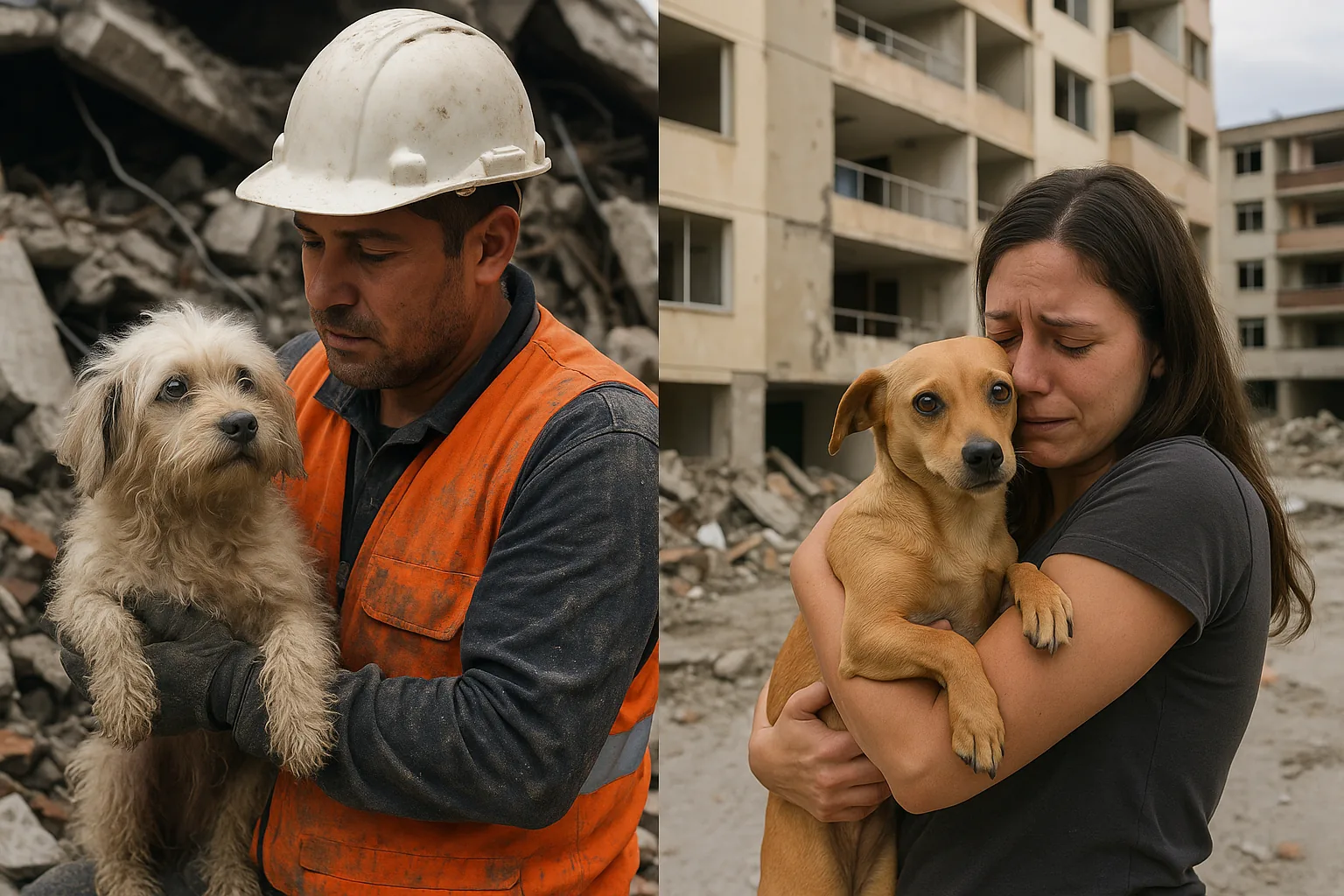 Miracoli sotto le macerie: Beyli e Kiara, i cani sopravvissuti ai terremoti in Venezuela e Colombia
