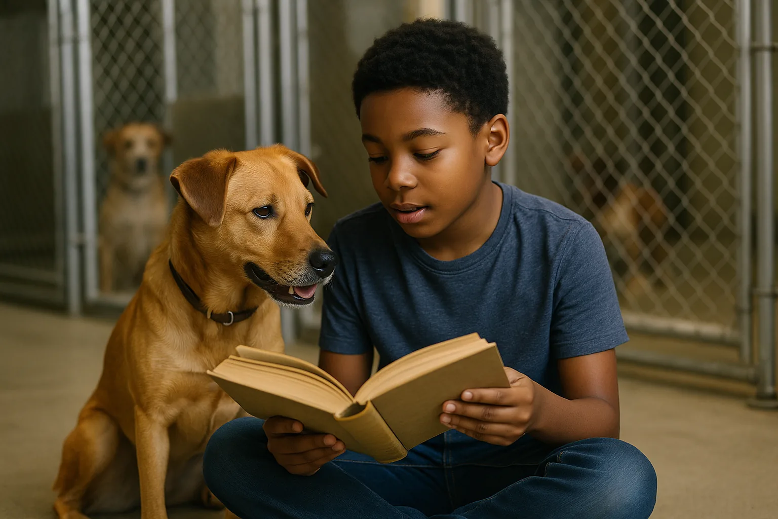 Bambini e cani: quando la lettura ad alta voce diventa terapia per animali abbandonati