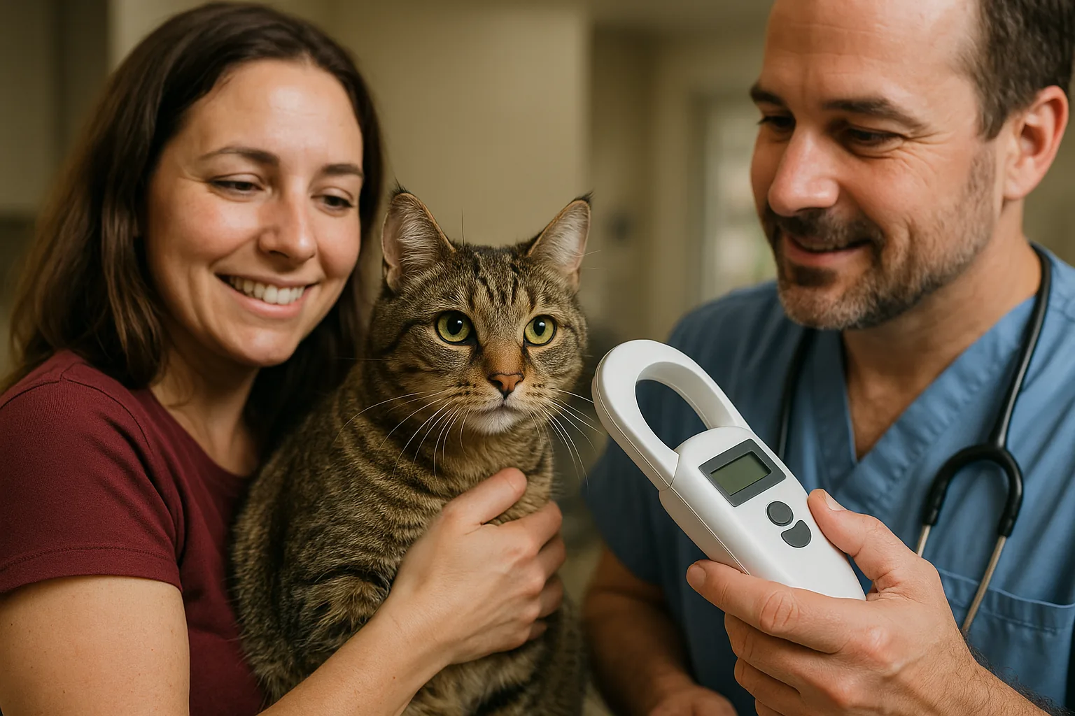 Microchip e ritrovamenti: come il chip ha salvato gatti smarriti dopo anni (Charlie dopo 9 anni, Fry dall'altra parte de