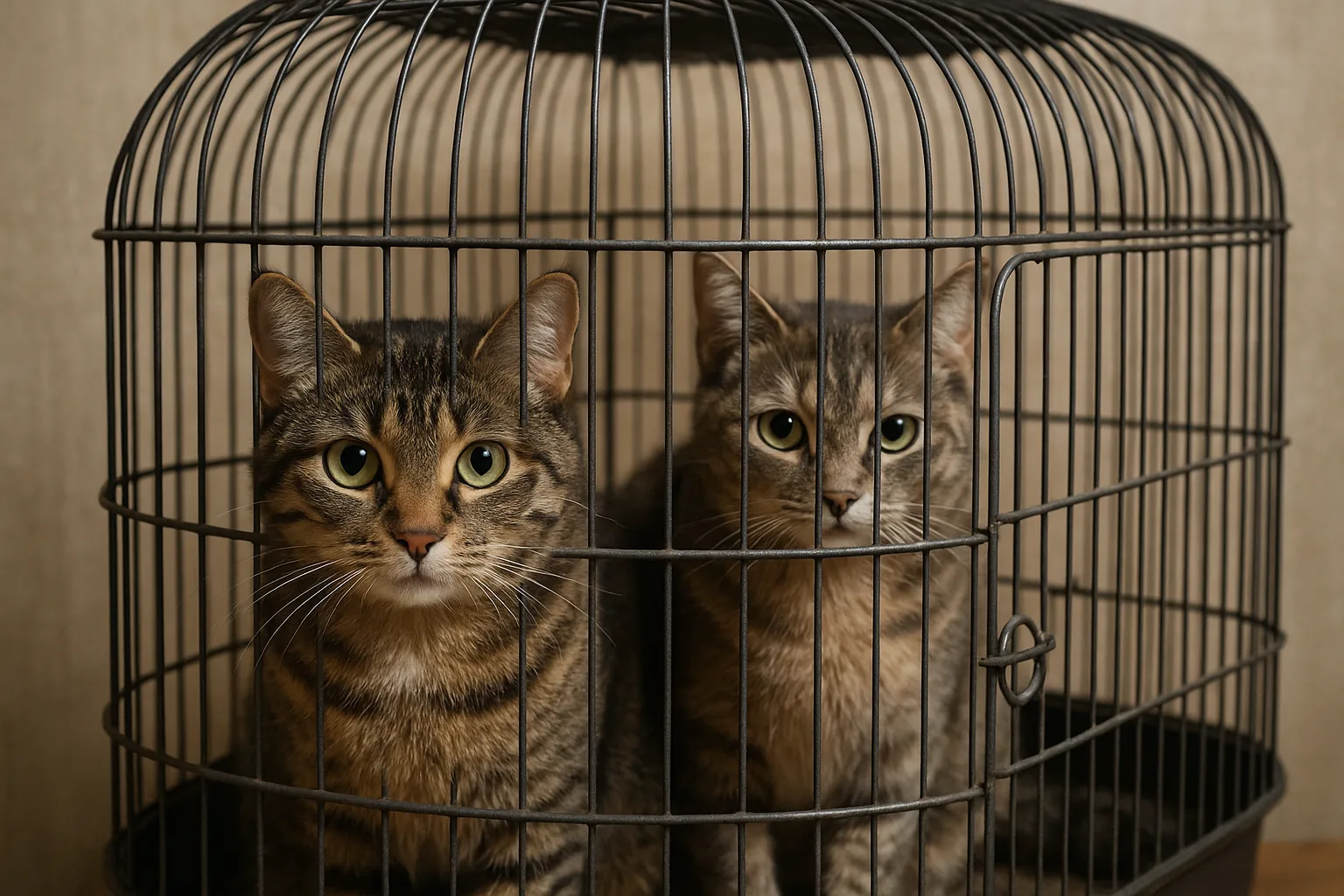 Twix e Kit Kat: la storia delle sorelle gatte abbandonate in una gabbia per uccelli