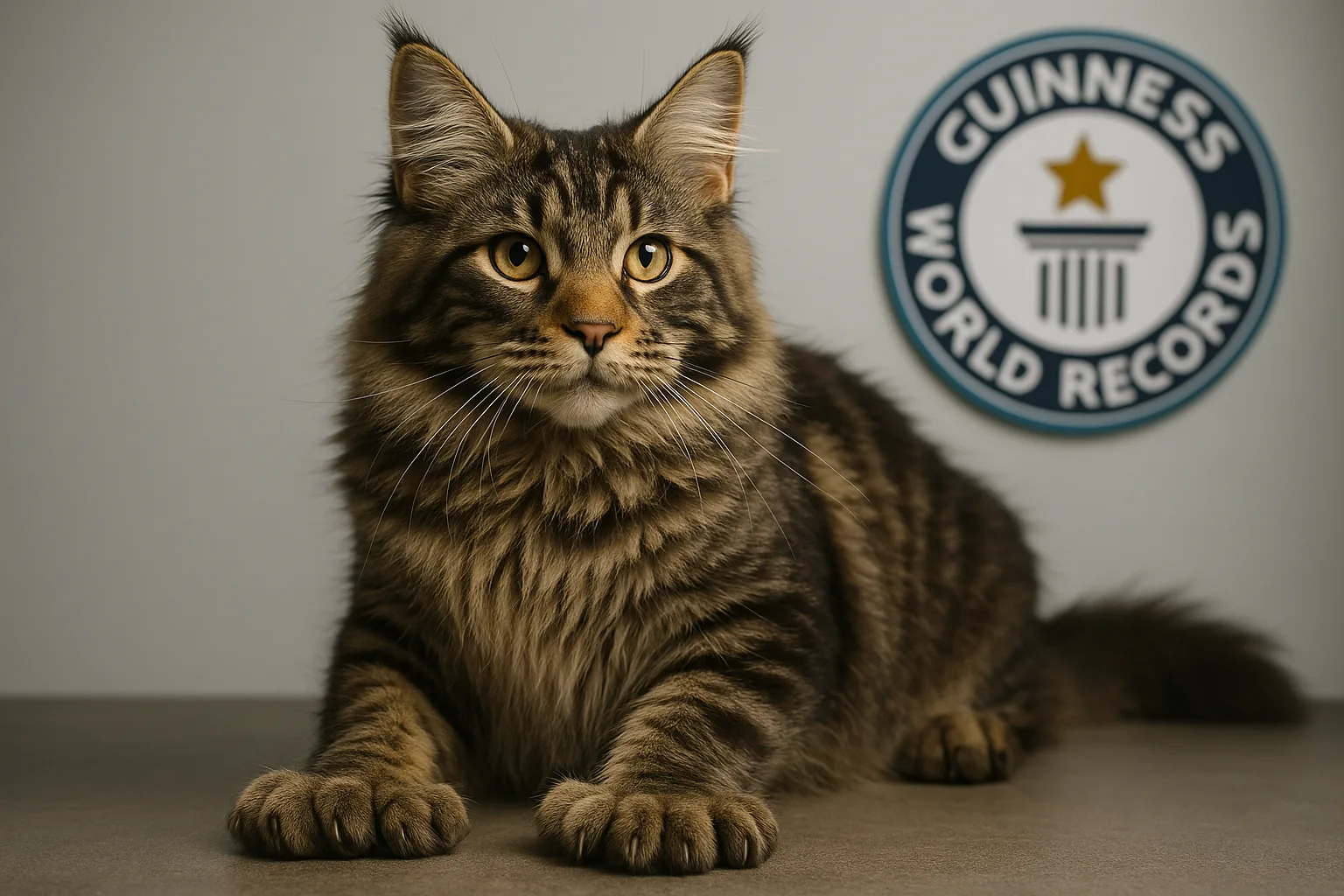 Erebus entra nel Guinness: il gattino Maine Coon con 29 dita