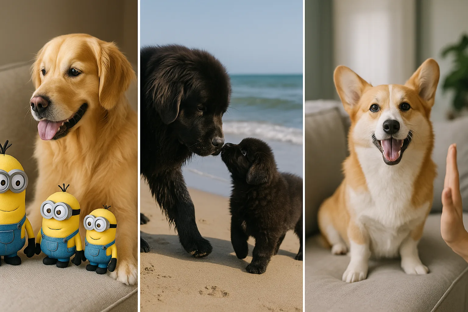 Momenti di pura gioia: quando i cani scoprono le loro passioni (dai Minions alla spiaggia)