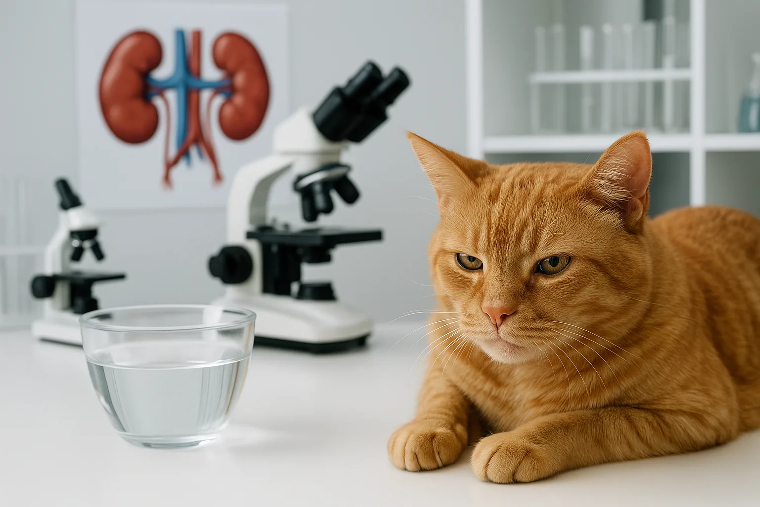Problemi renali nel gatto: perché beve poco e cosa c'entra con la nostra salute