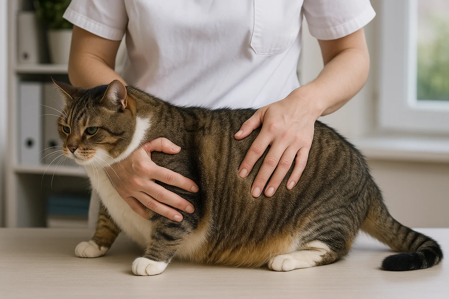 Gatto sovrappeso: segnali visibili e tattili, e come intervenire