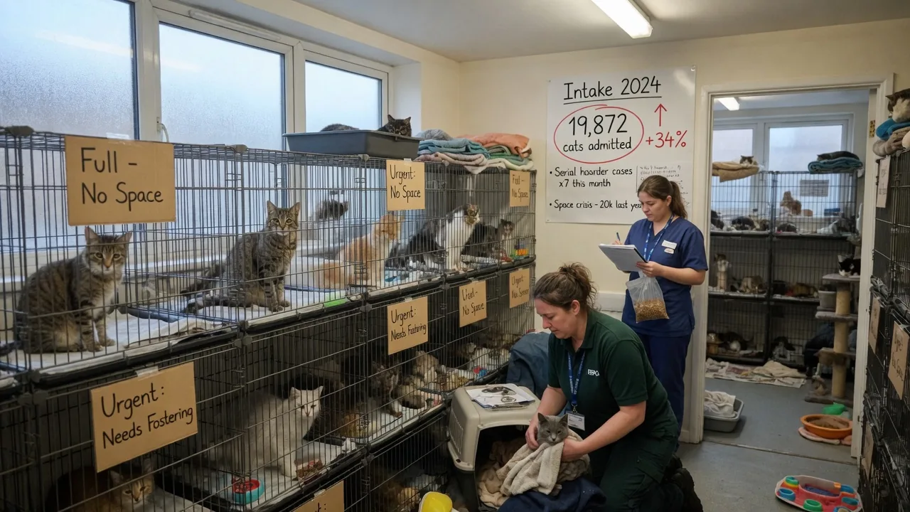 La crisi dei gatti nei rifugi: l'RSPCA al collasso