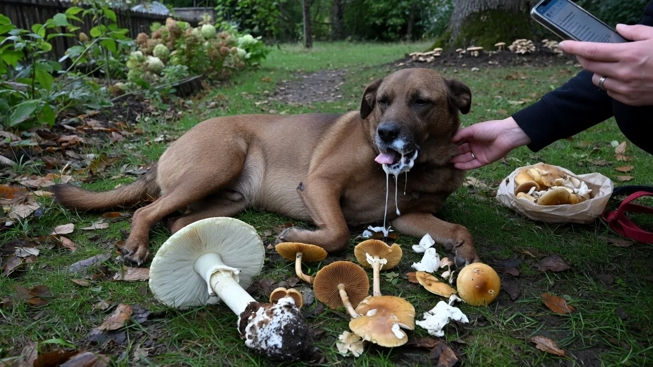 Cane avvelenato da funghi: sintomi e cosa fare d'urgenza