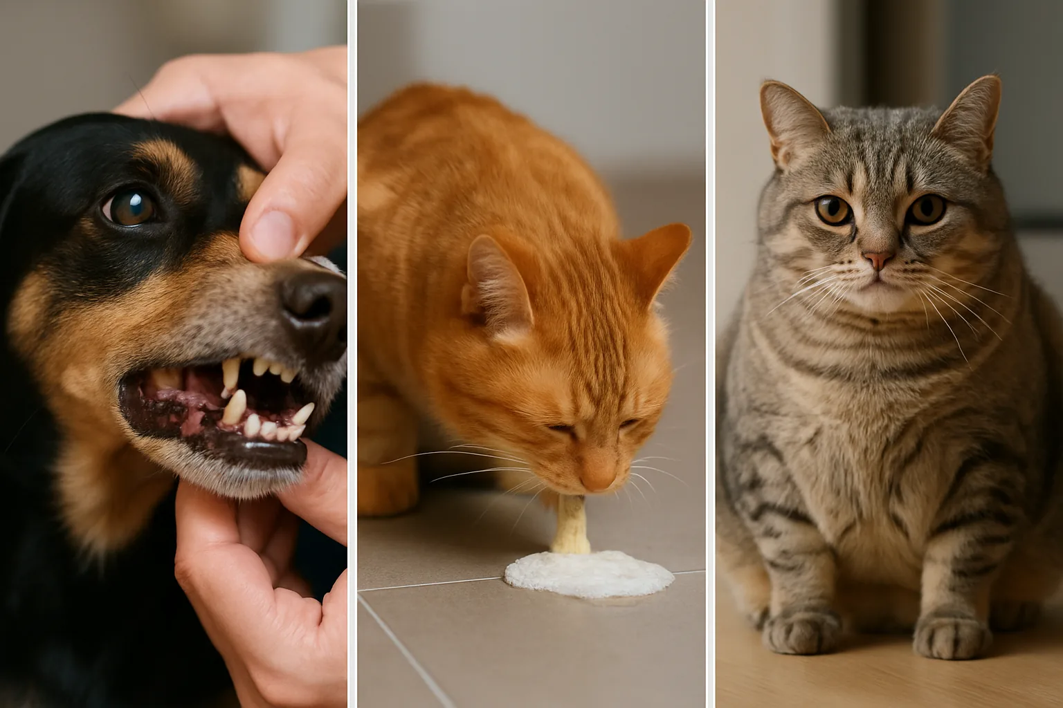 Alito cattivo, vomito di schiuma, sovrappeso: i segnali nascosti della salute del pet