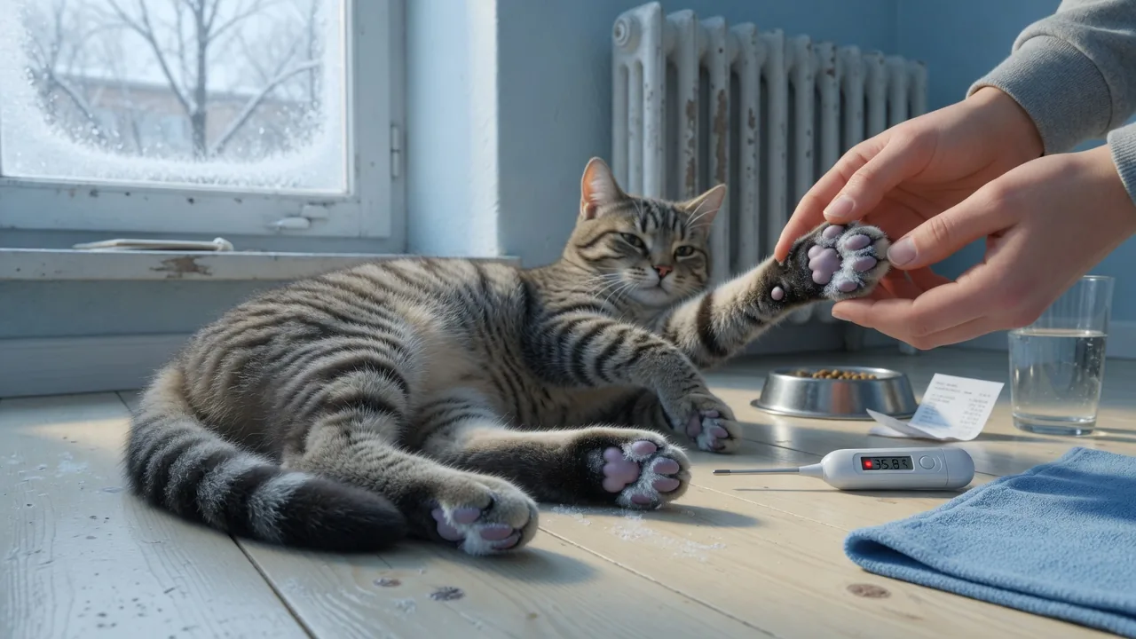 Gatto con zampe fredde: cosa significa e quando preoccuparsi