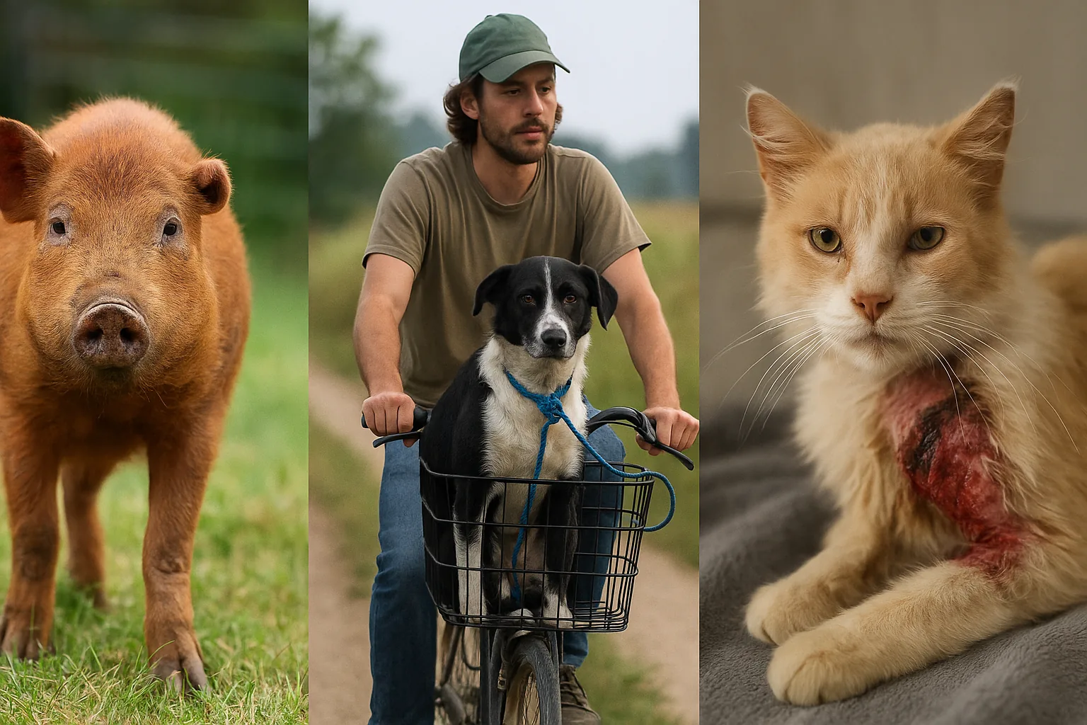 Trasformazioni incredibili: animali maltrattati che rinascono (Cora, Vittorio, Cashmere)