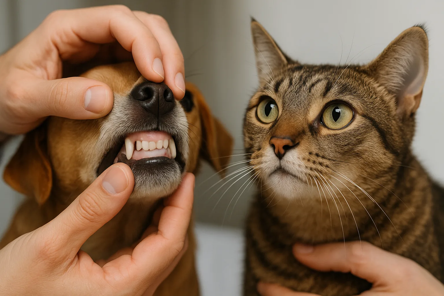 Gengive pallide nel cane e nel gatto: cosa indicano e quando è urgente
