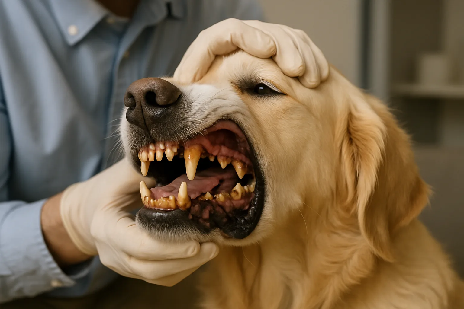 Alito cattivo nel cane: tartaro e malattie dentali da non ignorare