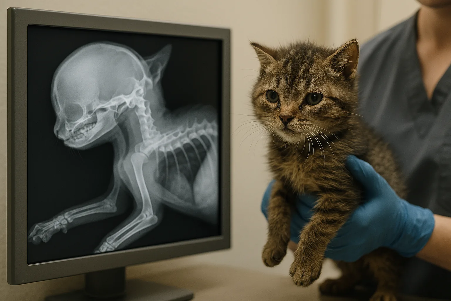 Radiografia nei gatti: come identificare problemi respiratori e altri disturbi